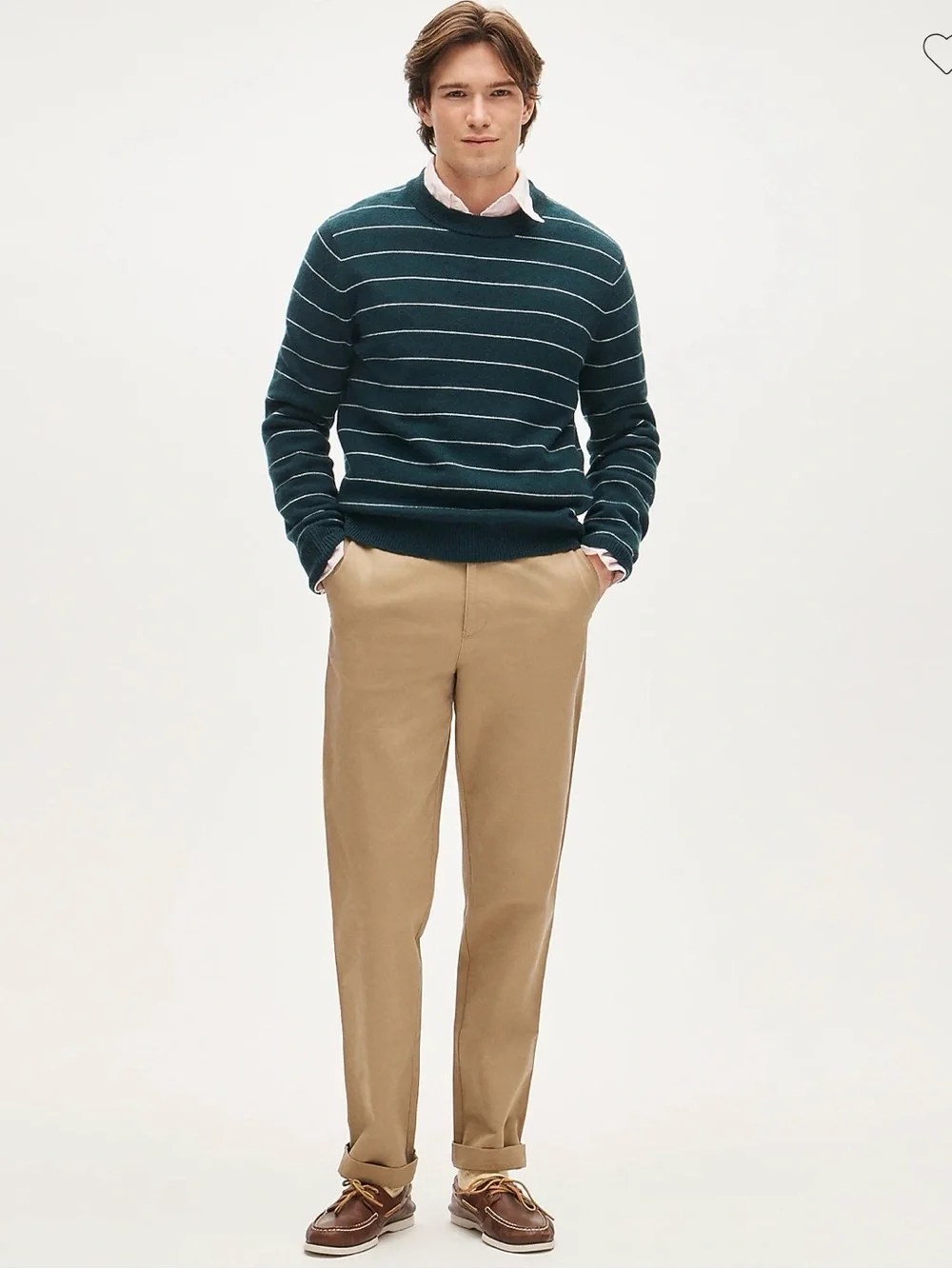 J. Crew Broken-In Straight Chino Pants Slacks Men’s 34x30 Khaki CD466 NWT #2618